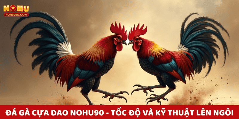 Đá gà cựa dao tại Nohu90 – nơi tốc độ và kỹ thuật lên ngôi.
